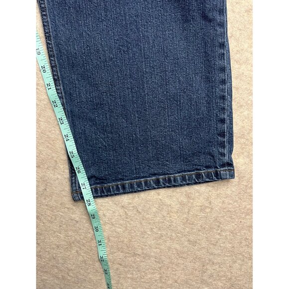 Duluth Trading Co. Flex Weekend Jeans Medium Wash Straight Leg Denim 46 X 30 - Picture 9 of 9